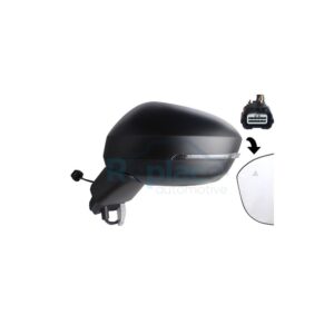 Retrovisore Elettrico Destro 9 PIN con Primer Termico Vetro Convesso Richiudibile Elettricamente con Fanalino Integrato (A LED) con Sistema Blis Nissan Juke (F16) 2019> - RE048760 - OE 963016PA2B