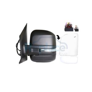 Retrovisore Elettrico Sinistro 8+2 PIN Termico Vetro Convesso Richiudibile Elettricamente con Sistema Blis con Antenna Volkswagen Crafter (SY/SX/SYI/SYJ/SZ) 2017> - RE050700