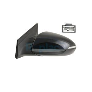 Retrovisore Elettrico Sinistro Nero Lucido 8 PIN Termico Richiudibile Elettricamente con Fanalino Integrato Hyundai Ioniq (AE) 2017> - RE050760 - OE 87620G2070