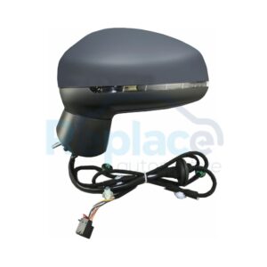 Retrovisore Elettrico Sinistro 6 PIN con Primer Termico Asferico con Fanalino Integrato Audi A1 (8X1/8XK/8XA/8XF) 2014>2018 - RE051050