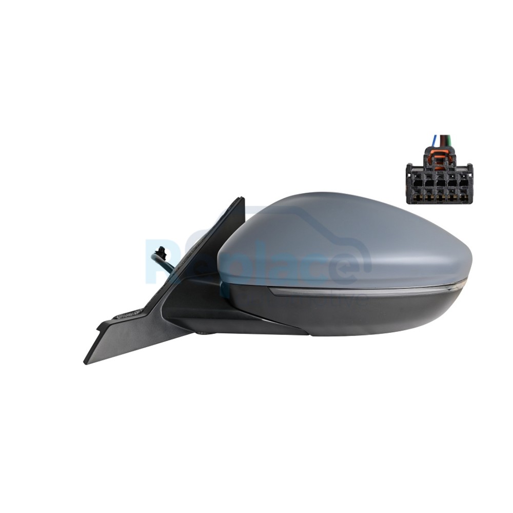 Retrovisore Elettrico Destro 6+2 PIN con Primer Termico con Fanalino Integrato con Sonda Fiat 600 (365/364) 2023> - RE051190 - OE 735787922