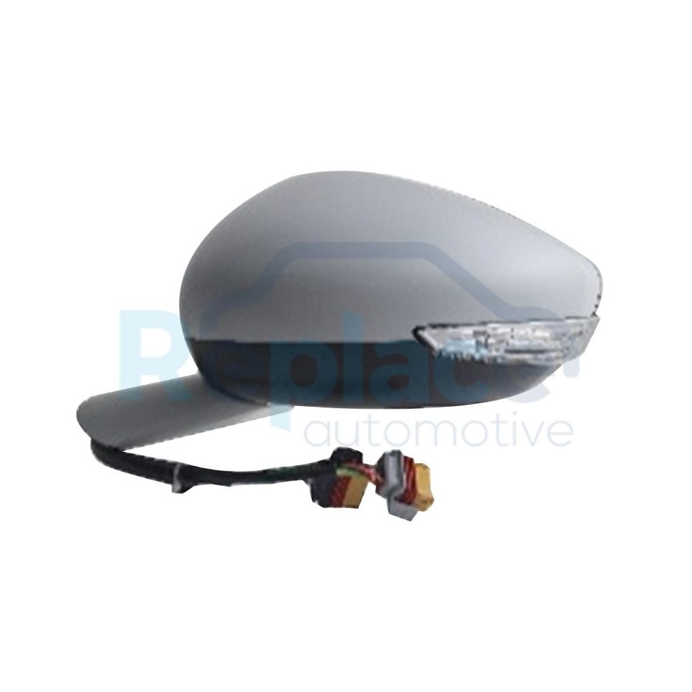 Retrovisore Elettrico Sinistro 12 PIN con Primer Termico Vetro Convesso Richiudibile Elettricamente con Fanalino Integrato con Luce di Cortesia con Sistema Blis Peugeot 508 I (8D) 2015>2018 - RE051400 - OE 1612167680