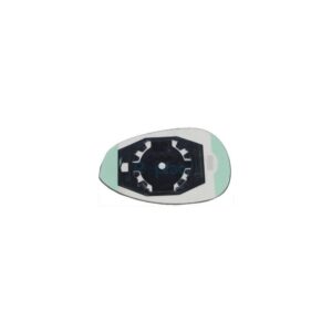 Vetro con Piastra Sinistro Convesso Fiat 500 (312) 2007>2015 - VP000420