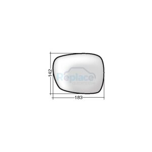 Vetro con Piastra Sinistro Asferico Termico BMW X1 (E84) 2009>2013 - VP003250